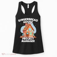 Cute Christmas Gingerbread House Project Manager Women's Tank Top thumb 0