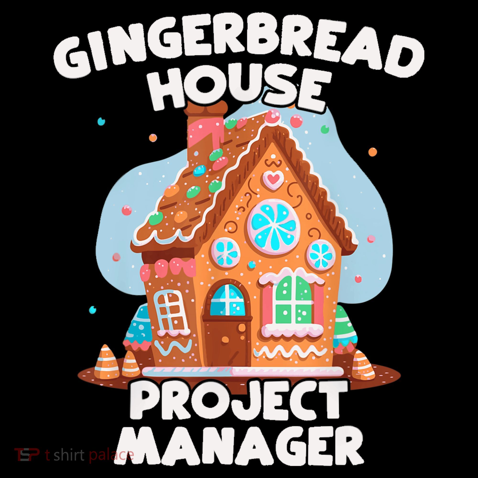 Cute Christmas Gingerbread House Project Manager Women's Tank Top