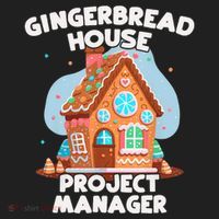 Cute Christmas Gingerbread House Project Manager Golf Towel thumb 3