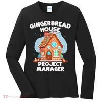 Cute Christmas Gingerbread House Project Manager Women's Long Sleeve Shirt thumb 0