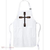 Cool Christian Guitar Cross Cute Musician Guitarist Apron thumb 0