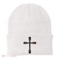 Cool Christian Guitar Cross Cute Musician Guitarist Beanie thumb 0