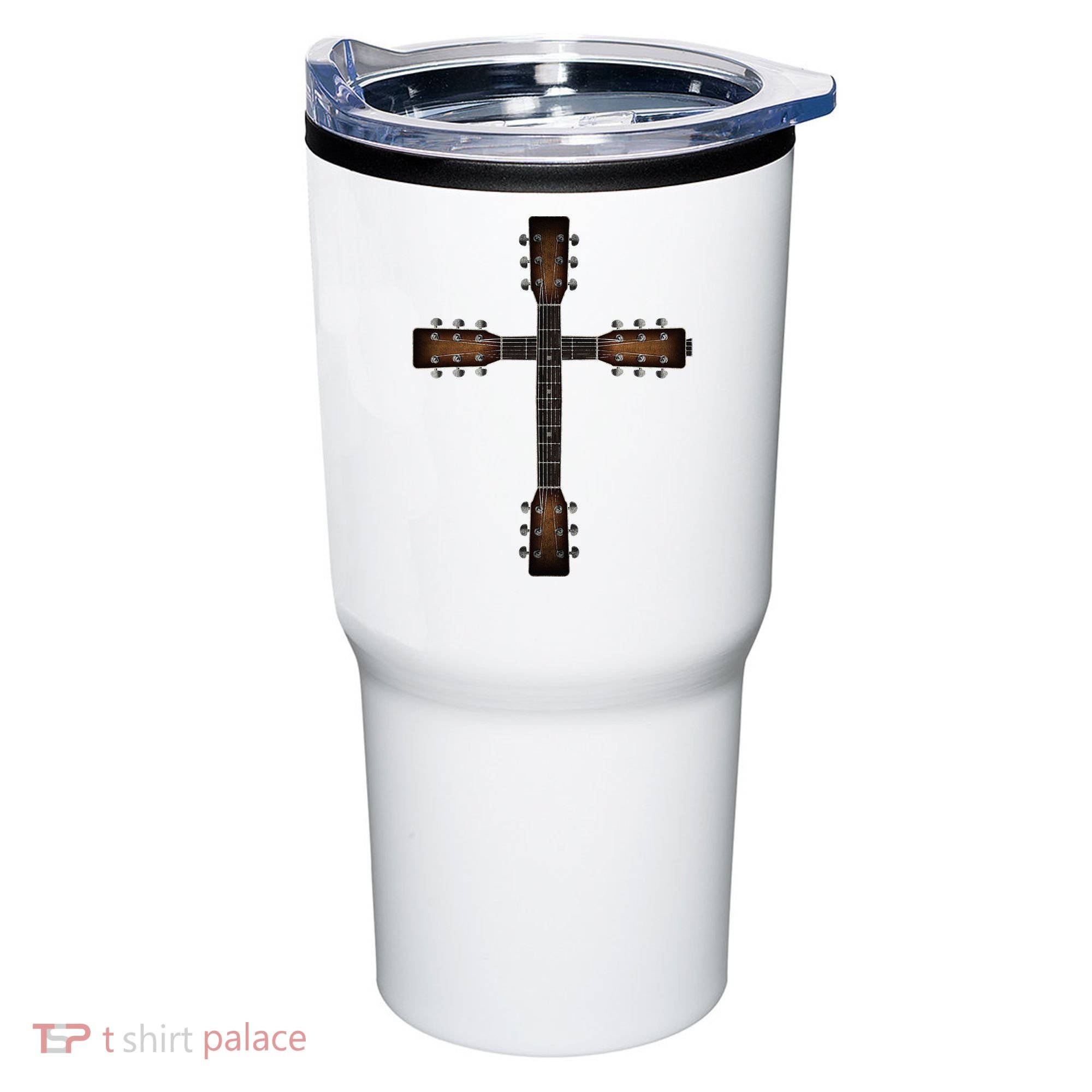 Cool Christian Guitar Cross Cute Musician Guitarist Tumbler