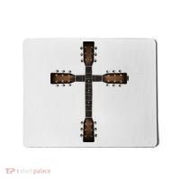 Cool Christian Guitar Cross Cute Musician Guitarist Mousepad thumb 0
