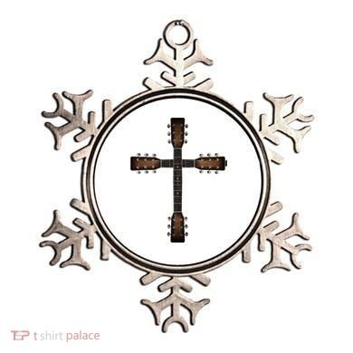 Cool Christian Guitar Cross Cute Musician Guitarist Ornament