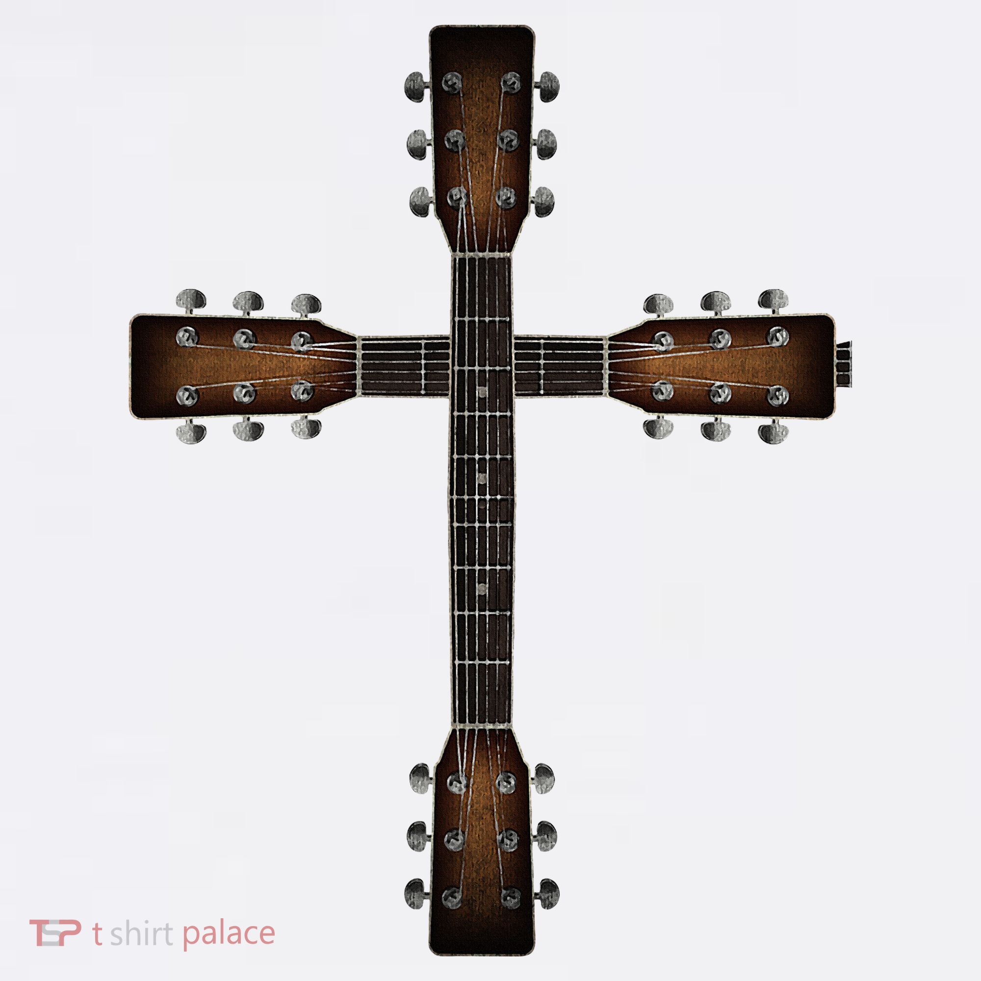 Cool Christian Guitar Cross Cute Musician Guitarist Women's Tank Top