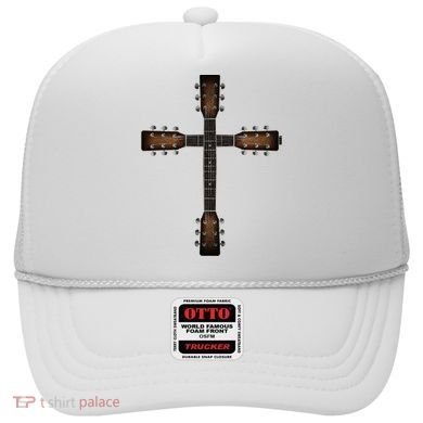 Cool Christian Guitar Cross Cute Musician Guitarist Hat