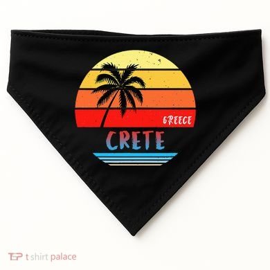 Crete Crete Greece USA-Made Doggie Bandana