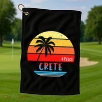 Crete Crete Greece Golf Towel thumb 1