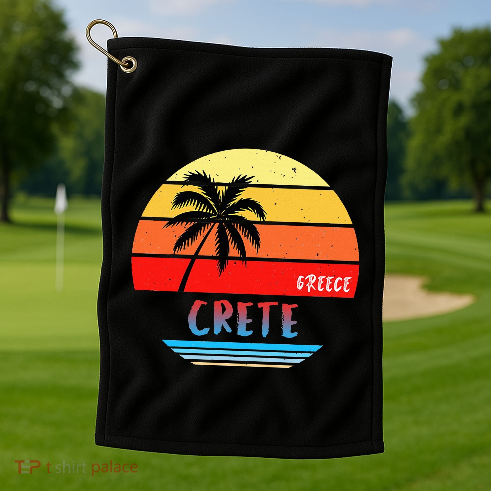 Crete Crete Greece Golf Towel