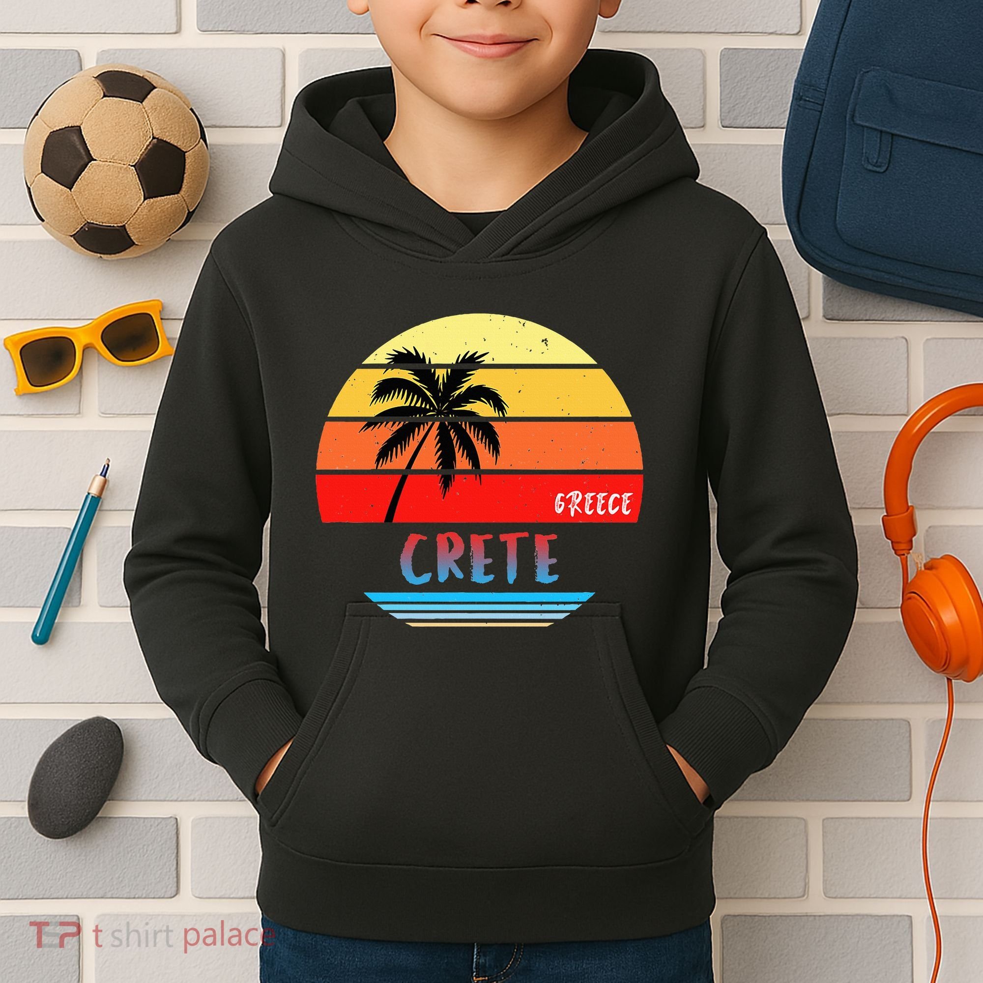 Crete Crete Greece Kids Hoodie