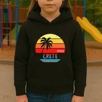 Crete Crete Greece Kids Hoodie thumb 3