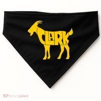 Clark Goat Basketball Fan Goat USA-Made Doggie Bandana thumb 0