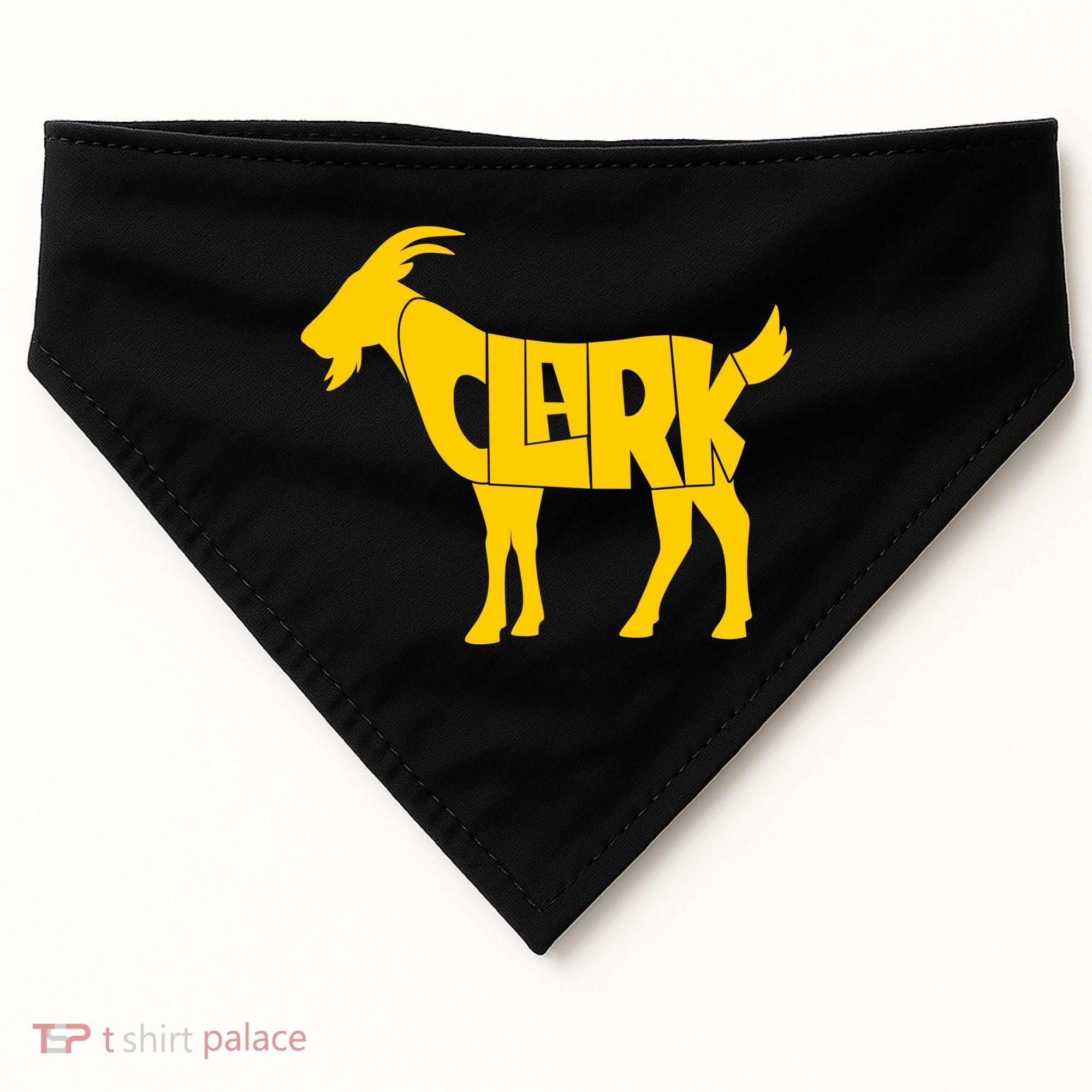 Clark Goat Basketball Fan Goat USA-Made Doggie Bandana