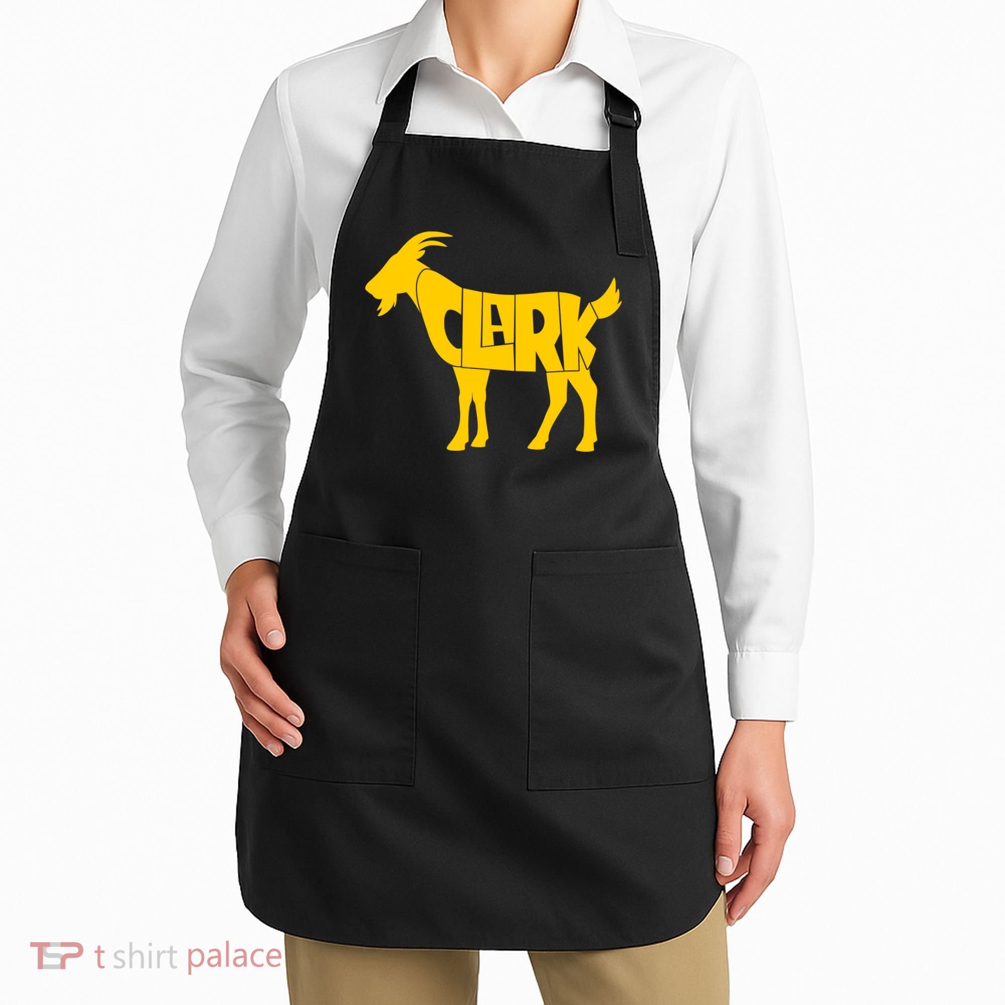 Clark Goat Basketball Fan Goat Apron