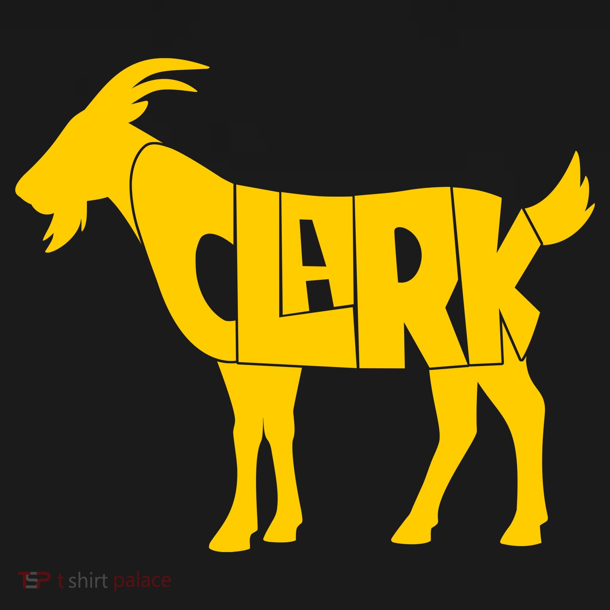 Clark Goat Basketball Fan Goat T-Shirt