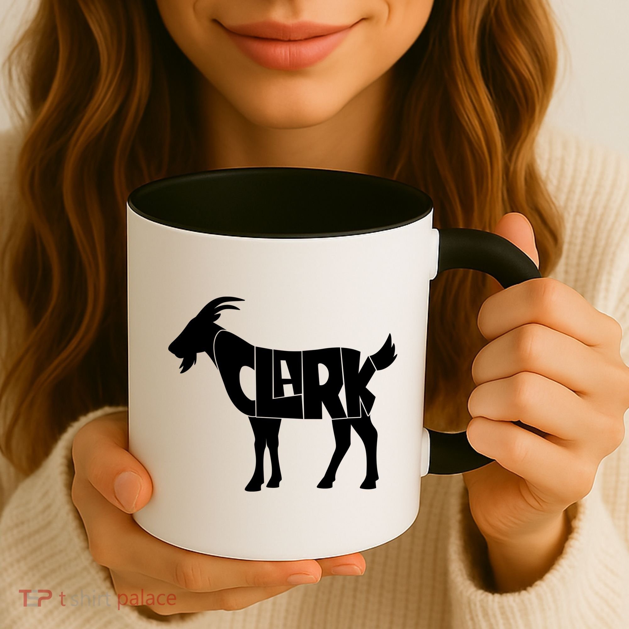 Clark Goat Basketball Fan Goat Coffee Mug