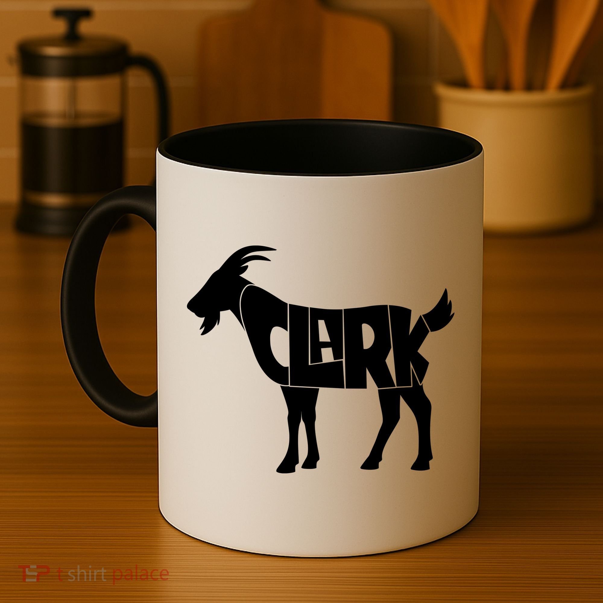 Clark Goat Basketball Fan Goat Coffee Mug