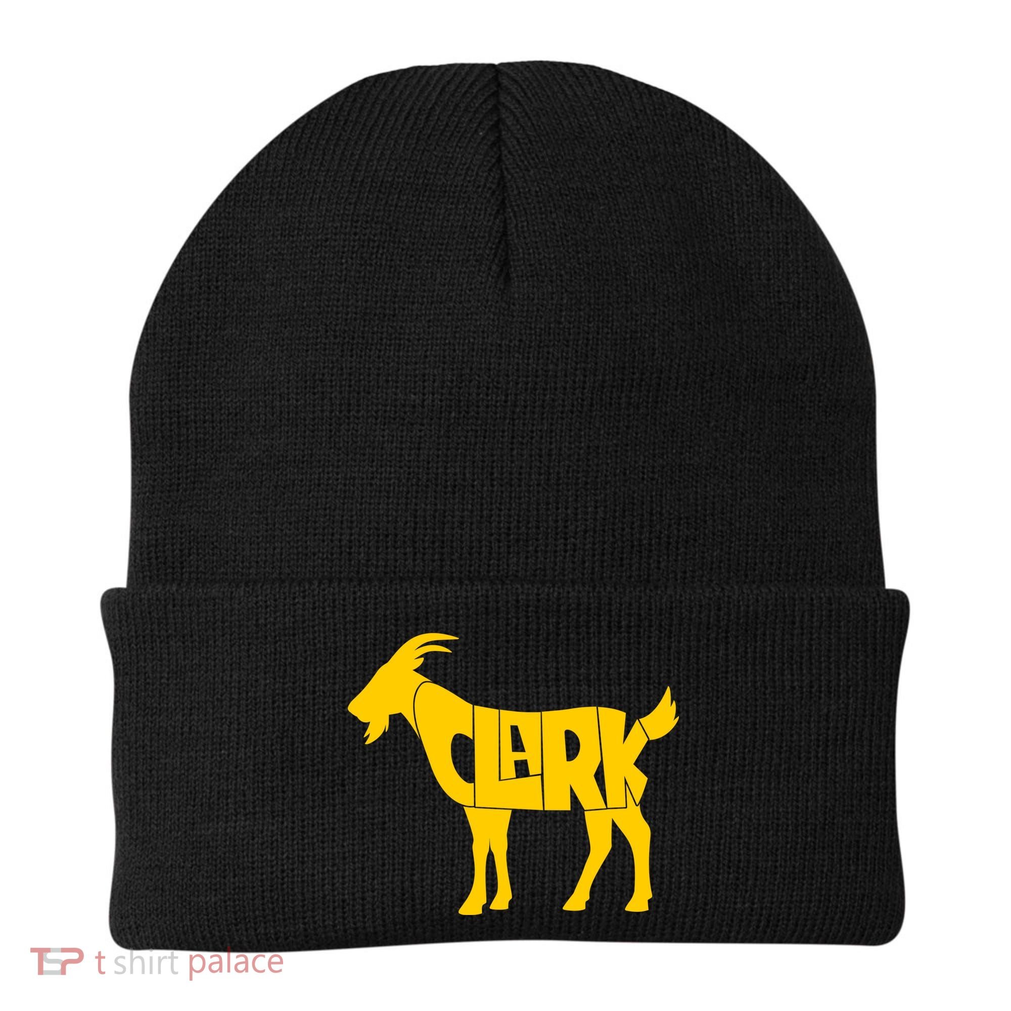 Clark Goat Basketball Fan Goat Beanie