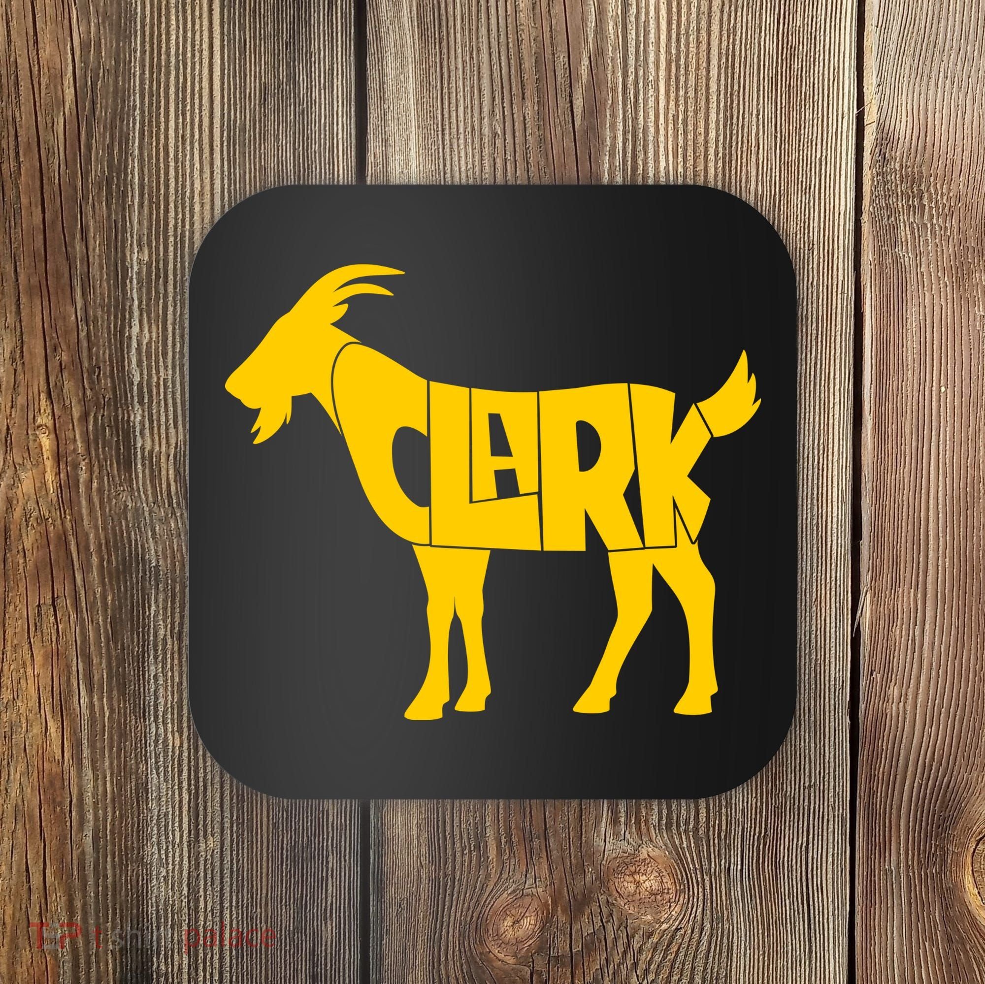 Clark Goat Basketball Fan Goat Coaster