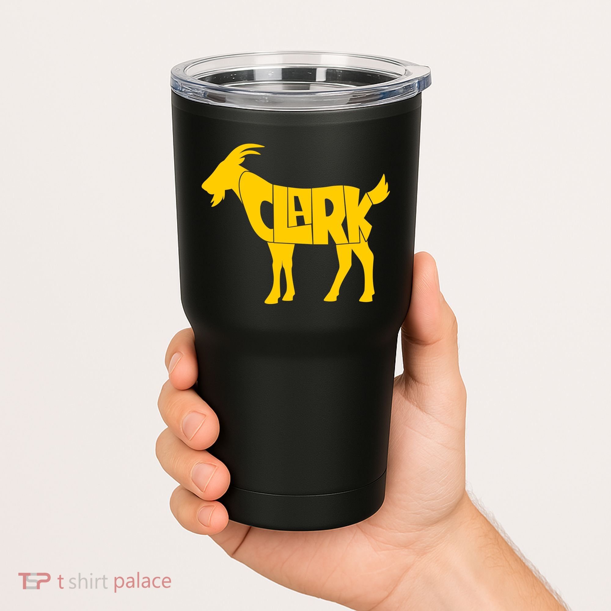 Clark Goat Basketball Fan Goat Tumbler