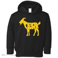 Clark Goat Basketball Fan Goat Toddler Hoodie thumb 0