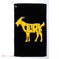 Clark Goat Basketball Fan Goat Golf Towel thumb 0