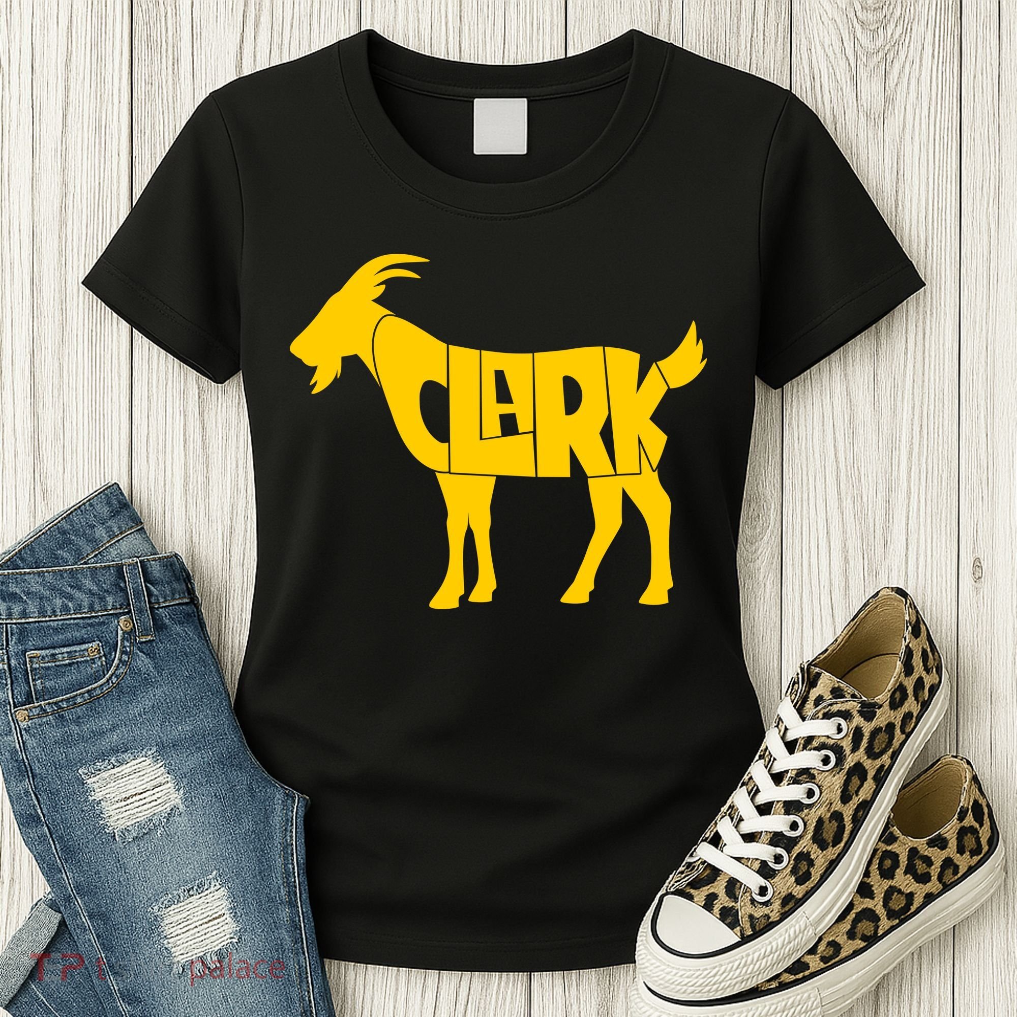 Clark Goat Basketball Fan Goat Women's T-Shirt