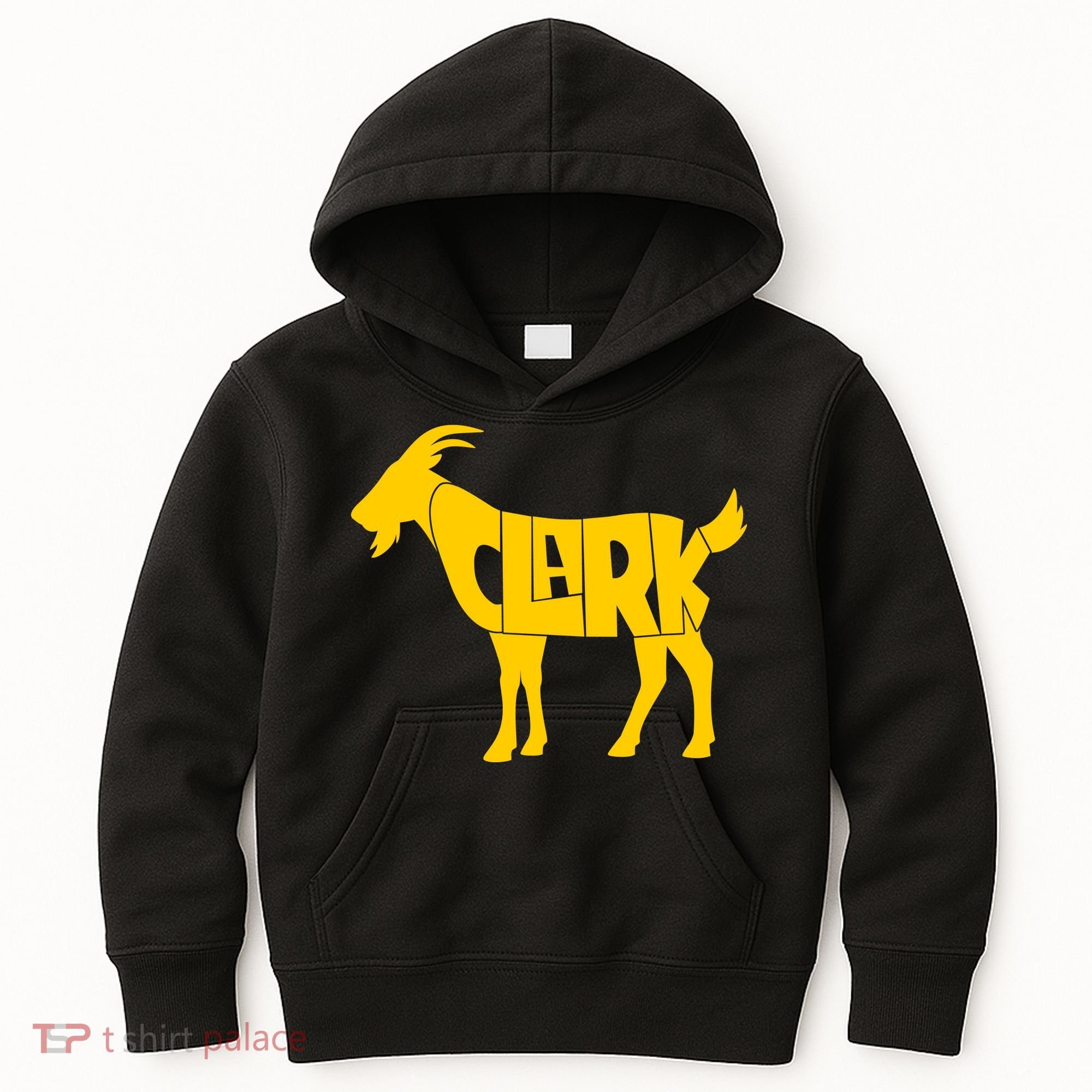 Clark Goat Basketball Fan Goat Kids Hoodie