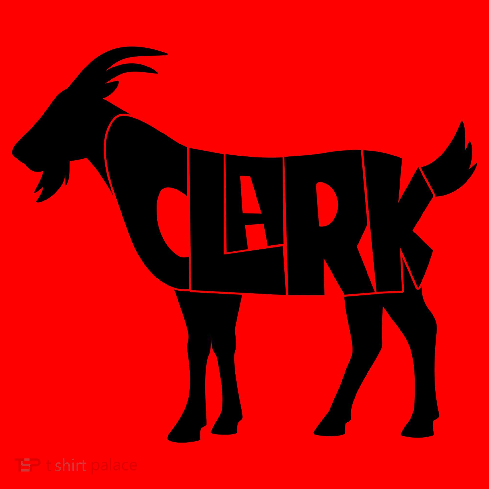 Clark Goat Basketball Fan Goat Santa Hat