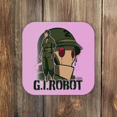 Creature Commandos G.I. Robot Showcase Coaster