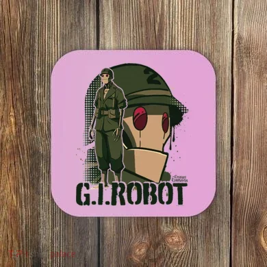 Creature Commandos G.I. Robot Showcase Coaster
