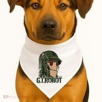 Creature Commandos G.I. Robot Showcase USA-Made Doggie Bandana thumb 1
