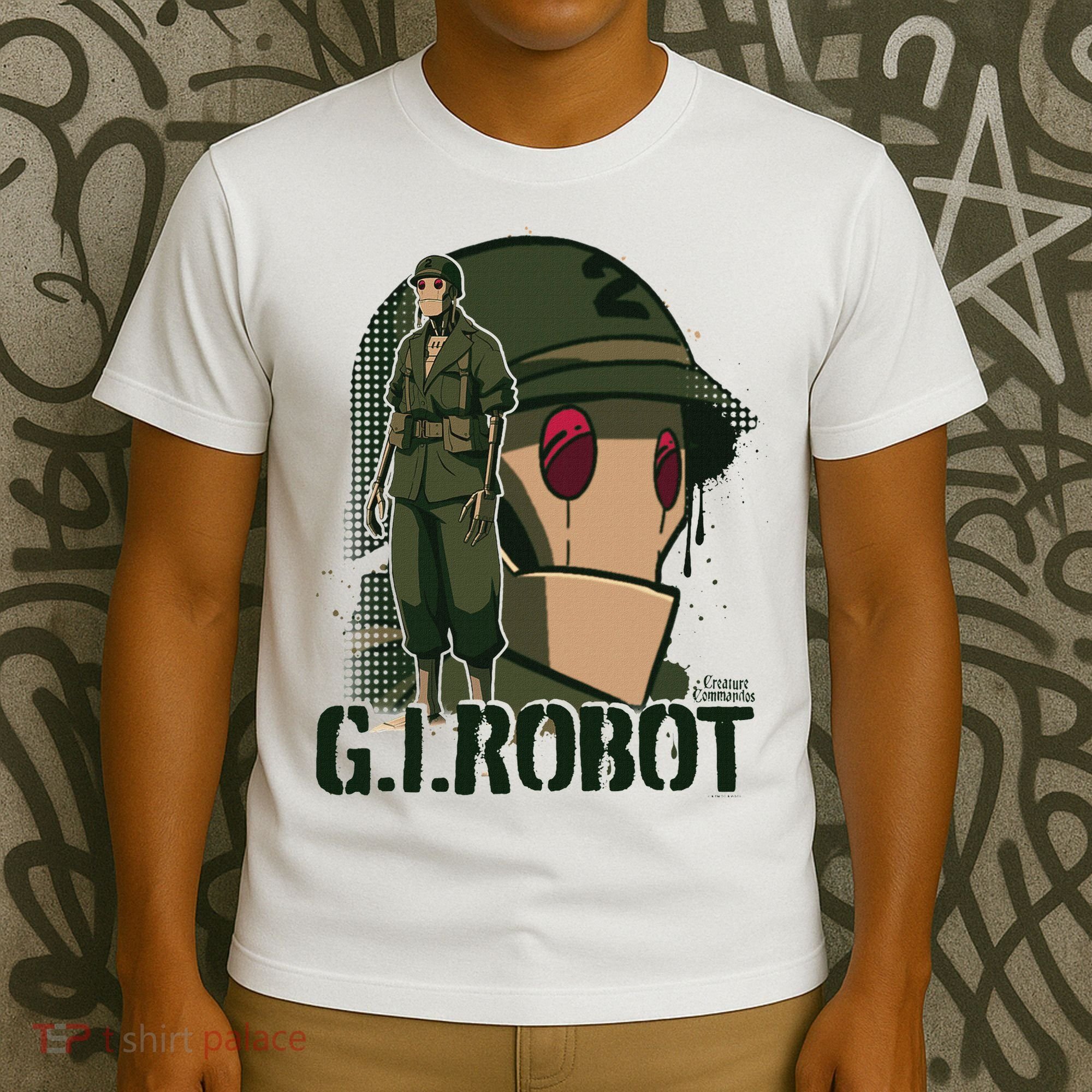 Creature Commandos G.I. Robot Showcase T-Shirt