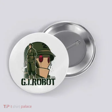 Creature Commandos G.I. Robot Showcase Button