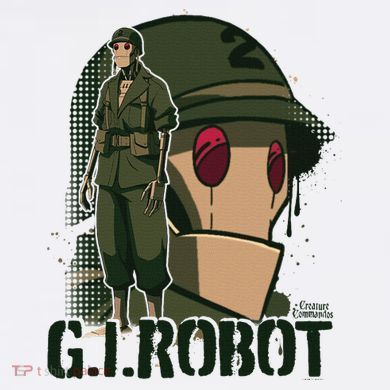 Creature Commandos G.I. Robot Showcase Coffee Mug