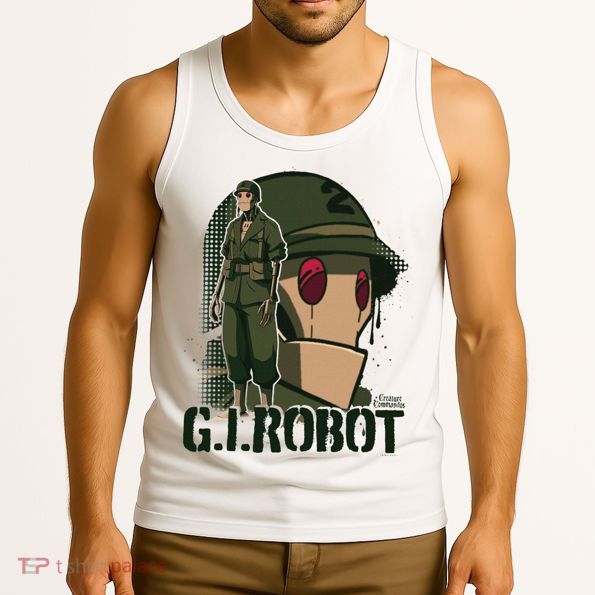 Creature Commandos G.I. Robot Showcase Tank Top