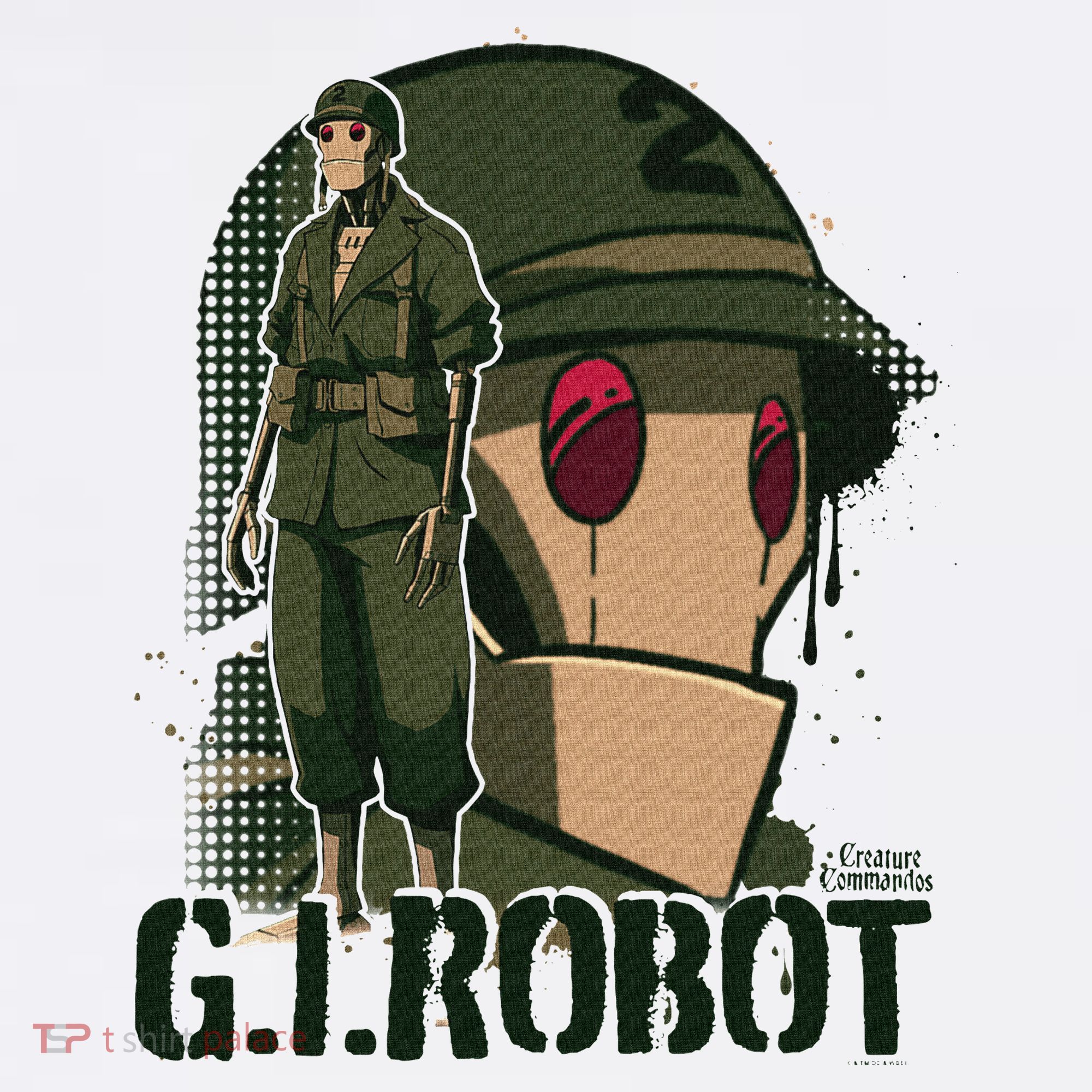 Creature Commandos G.I. Robot Showcase Tank Top