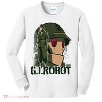 Creature Commandos G.I. Robot Showcase Kids Long Sleeve Shirt thumb 0