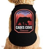 Cades Cove Great Smoky Mtns Tennessee Cute Gift Doggie Tank thumb 0