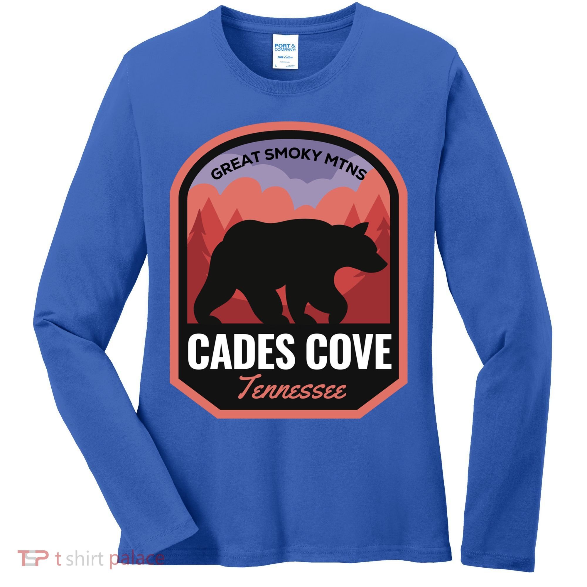 Cades Cove Great Smoky Mtns Tennessee Cute Gift Women's Long Sleeve Shirt