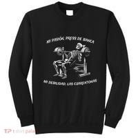 Calacas Chidas Gym Mexican Sayings Funny Sarcasm Slang Sweatshirt thumb 0