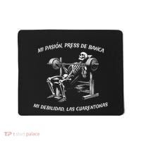 Calacas Chidas Gym Mexican Sayings Funny Sarcasm Slang Mousepad thumb 0