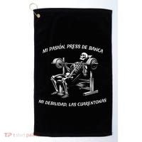 Calacas Chidas Gym Mexican Sayings Funny Sarcasm Slang Golf Towel thumb 0