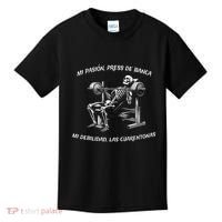 Calacas Chidas Gym Mexican Sayings Funny Sarcasm Slang Kids T-Shirt thumb 0