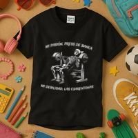 Calacas Chidas Gym Mexican Sayings Funny Sarcasm Slang Kids T-Shirt thumb 3