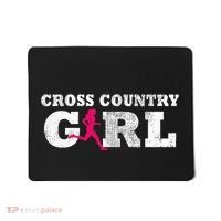 Cross Country Girl Runner Silhouette Gift  Sport  Mousepad thumb 0