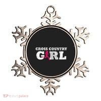 Cross Country Girl Runner Silhouette Gift  Sport  Ornament thumb 0