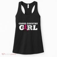 Cross Country Girl Runner Silhouette Gift  Sport  Women's Tank Top thumb 0