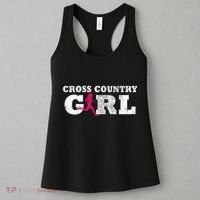 Cross Country Girl Runner Silhouette Gift  Sport  Women's Tank Top thumb 3